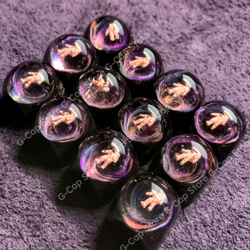 Artisan/Nút bàn phím resin Phi hành gia“Lạc trôi” V2
