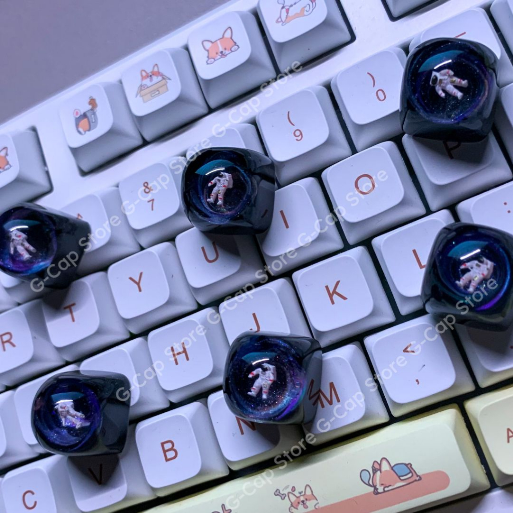Artisan/Nút bàn phím resin Phi hành gia“Lạc trôi” V2