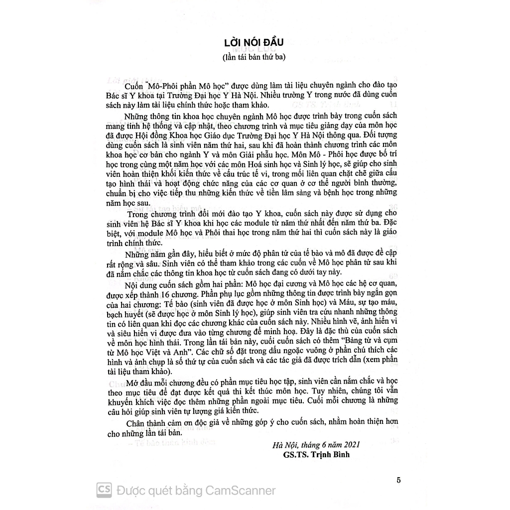 Benito - Sách - Mô phôi phần mô học - Đào tạo bác sĩ đa khoa