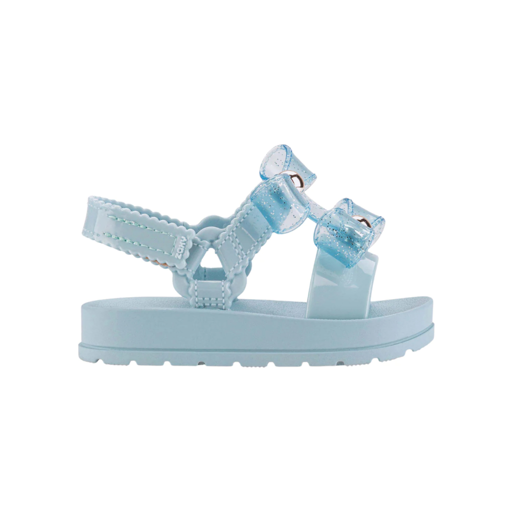 Sandal Zaxy nơ kép xanh