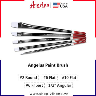 Bộ cọ tô màu, vẽ chi tiết lớn Angelus Paint Brush