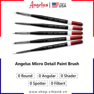 Bộ cọ vẽ chi tiết nhỏ Angelus Micro Detail Paint Brush