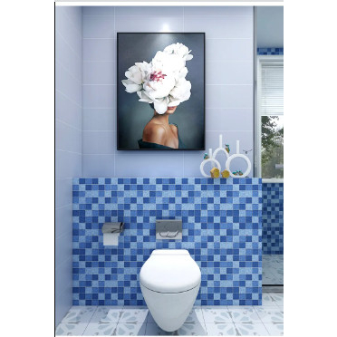 Gạch mosaic thủy tinh bể bơi G725-17 ốp bể bơi, trang trí tường phòng tắm, xông hơi, chống chơn trượt, dễ vệ sinh