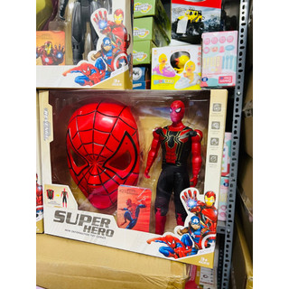 Đồ Chơi Siêu Anh Hùng Avenger Mặt nạ Hóa Trang Siêu Nhân Nhện Spider Man cho bé