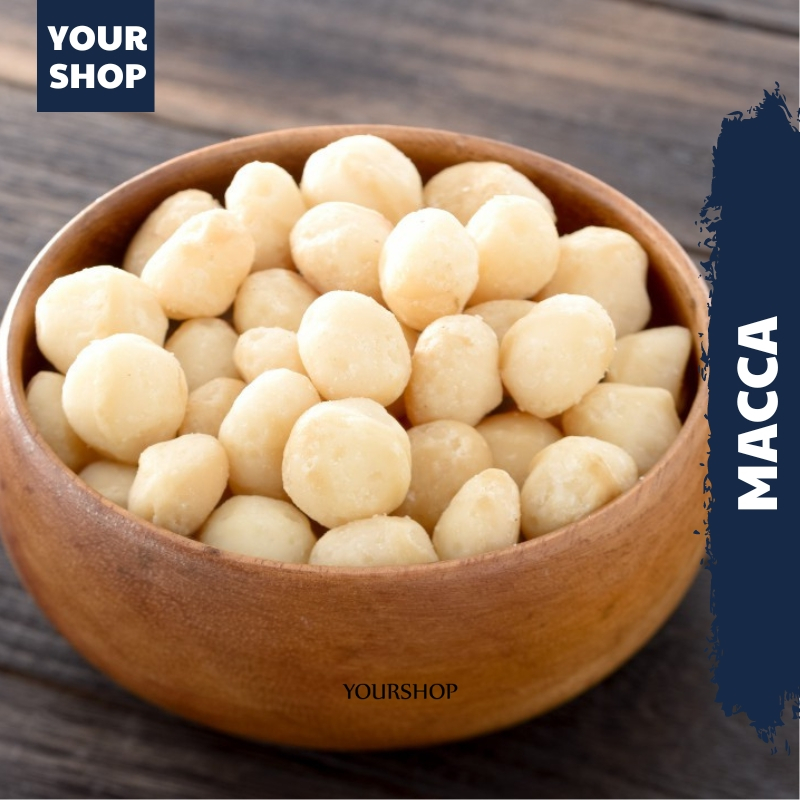 Hạt dinh dưỡng mix 4 loại Yourshop hũ 350g/500g hạt ngũ cốc cho bà bầu gồm hạt macca, óc chó, hạnh nhân, hạt điều