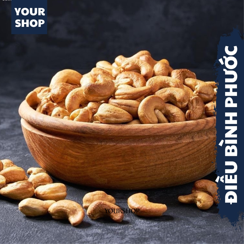 Hạt dinh dưỡng mix 4 loại Yourshop hũ 350g/500g hạt ngũ cốc cho bà bầu gồm hạt macca, óc chó, hạnh nhân, hạt điều