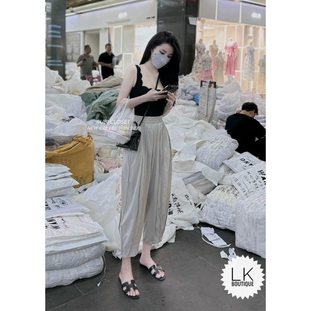 Áo 2 dây nữ croptop viền sóng răng cưa dáng ôm body sexy đi biển
