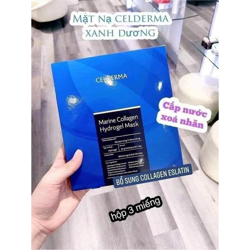 Mặt Nạ Celderma Marine Collagen Hydrogen Mask - Hàn Quốc