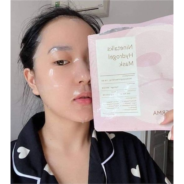 Mặt Nạ Thạch Sinh Học Cấp Ẩm, Đàn Hồi, Căng Bóng Da Celderma Ninetalks Hydrogel Mask