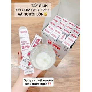 Hộp 2 gói Siro xổ giun Zelcom