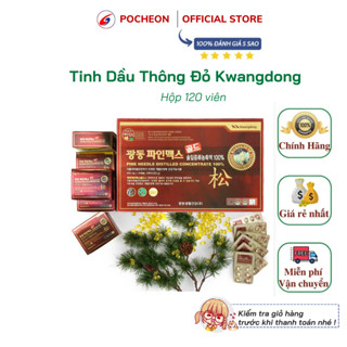 Tinh Dầu Thông Đỏ Kwangdong Hỗ Trợ Sức Khoẻ Full Hộp 120 Viên Chính Hãng Hàn Quốc - Pocheon Store