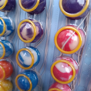 vỉ 30 quả bi nảy yoyo (có dây cầm )