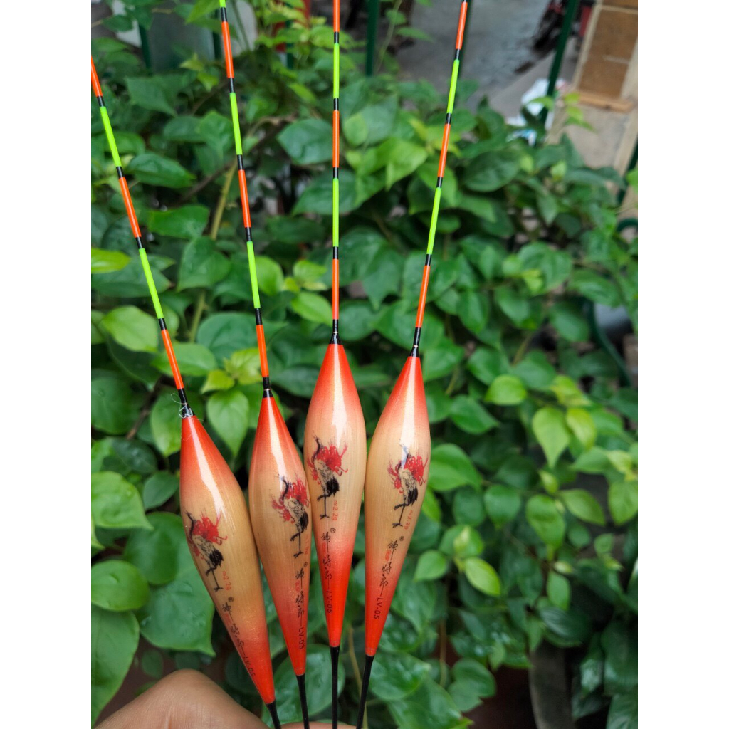 Phao cỏ lau sạy tự nhiên, phao cỏ câu đài, phao câu cá, có tải chì từ 1.2g đến 2.3g