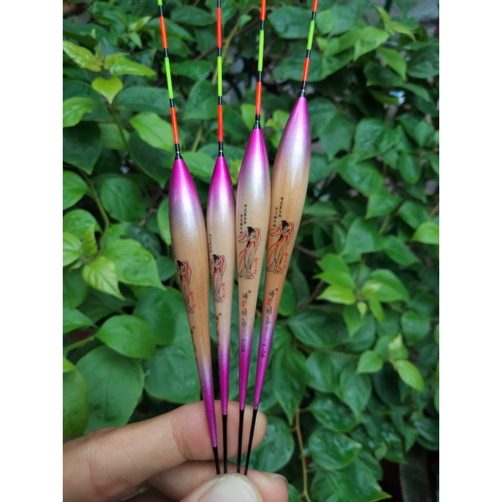 Phao cỏ lau sạy tự nhiên, phao cỏ câu đài, phao câu cá, có tải chì từ 1.2g đến 2.3g