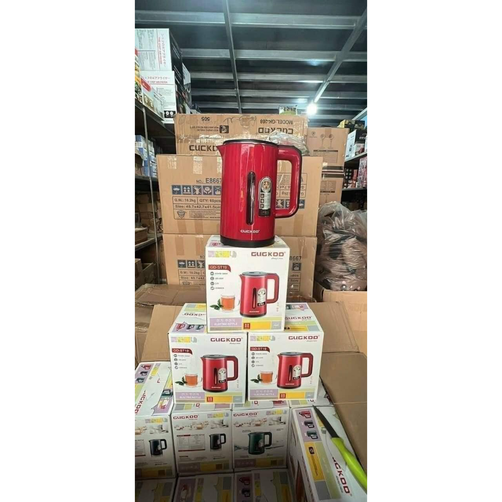 Ấm Siêu Tốc Cookcu Gia Dụng Trung Kiến - Ấm Đun Siêu Tốc Dung Tích 2,5L Công Suất 1500W - Hàng Chính Hãng