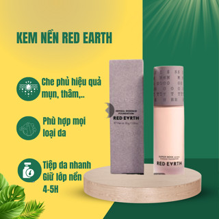 Kem Nền Che Khuyết Điểm Kiềm Dầu Red Earth Mịn Lì Tiệp Da Không Trắng Giả