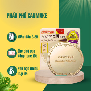 Phấn Nén Kiềm Dầu Canmake Marshmallow Finish Powder SPF26 PA++ Chống Nắng Che Khuyết Điểm Che Phủ Tốt