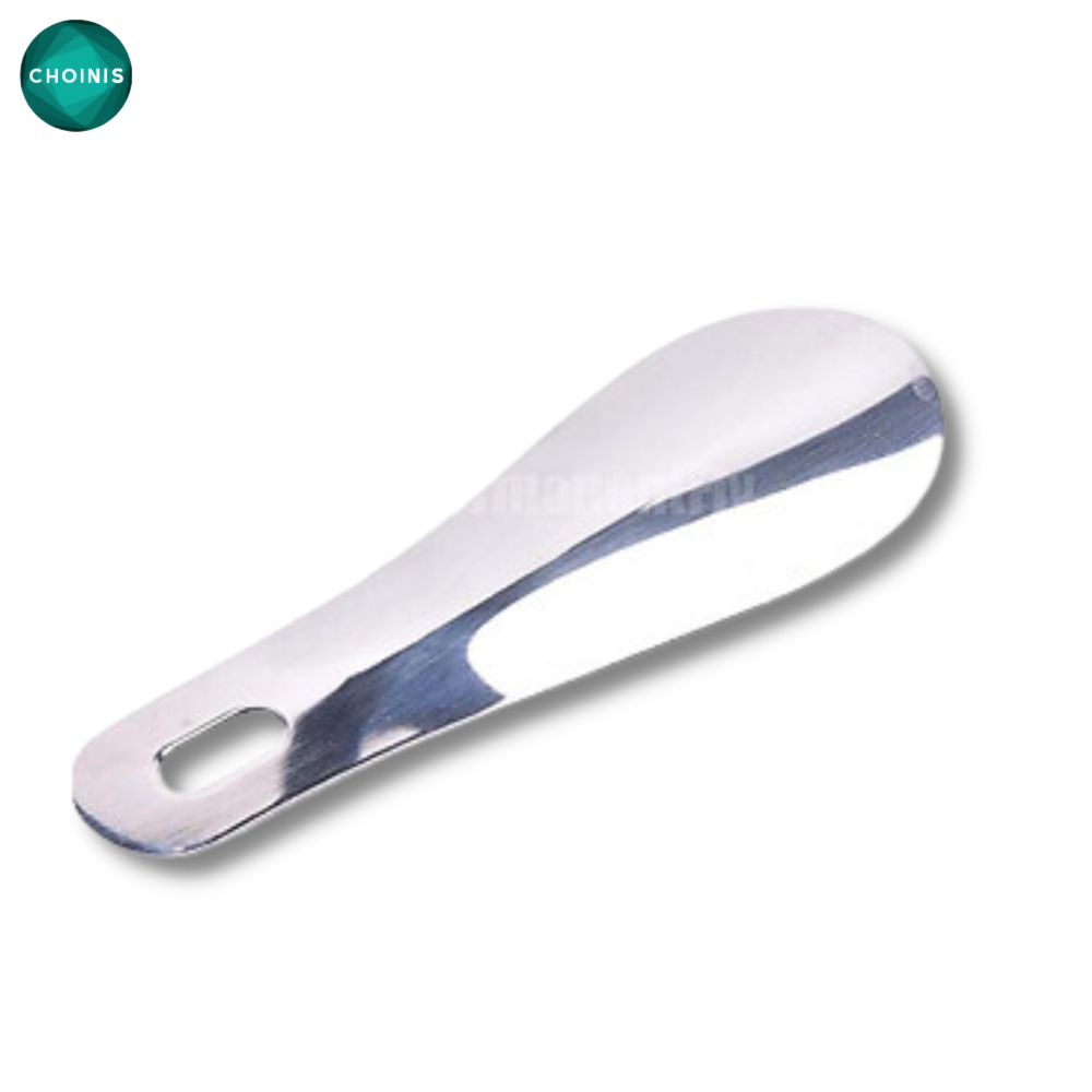 Đón gót giày làm từ thép không gỉ bóng gương dài 8cm choinis