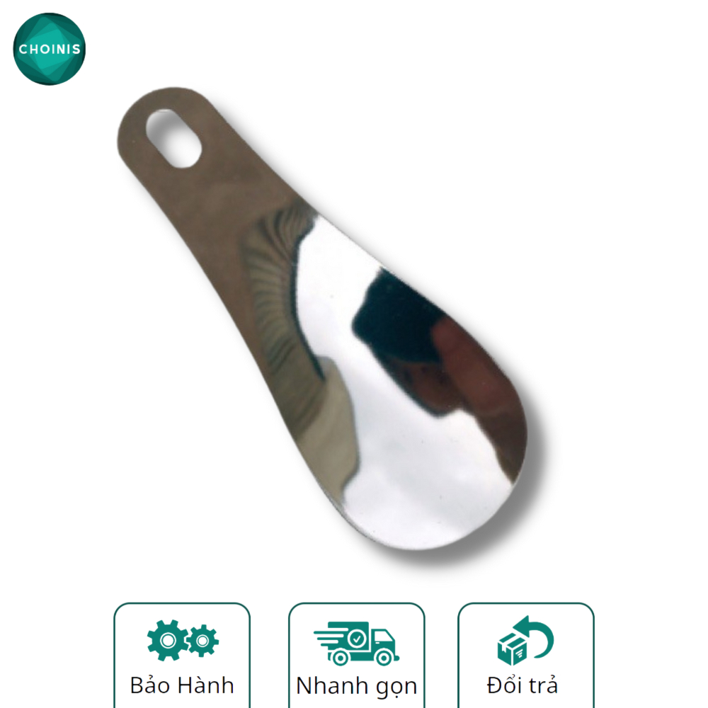 Đón gót giày làm từ thép không gỉ bóng gương dài 8cm choinis