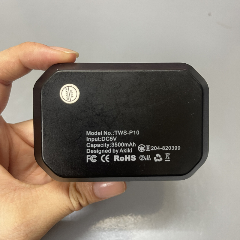 Tai nghe Không Dây Bluetooth AKIKI TWS-P10 BLACK Portable S23