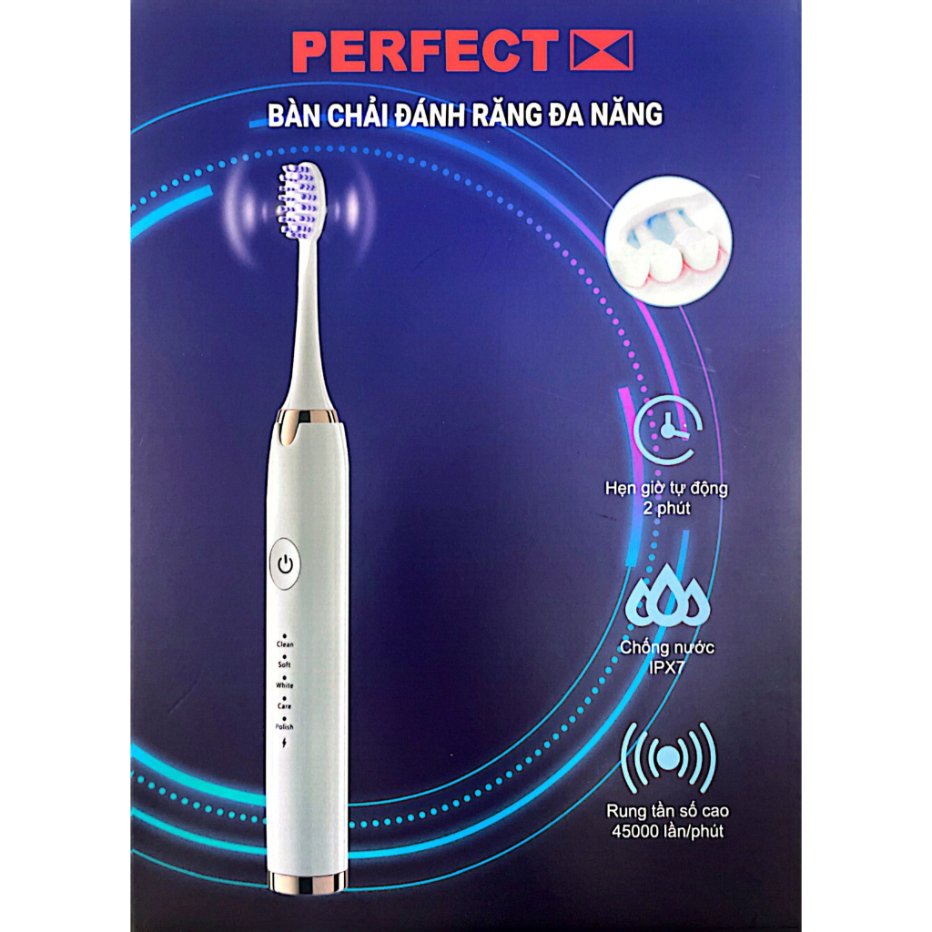 Bàn chải đánh răng đa năng Perfect PF-ET3