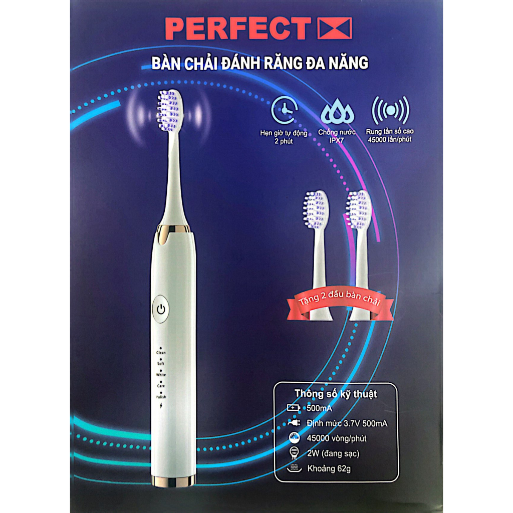 Bàn chải đánh răng đa năng Perfect PF-ET3