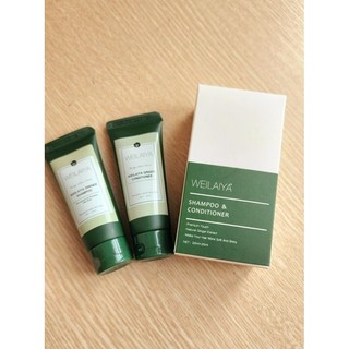Set dầu gội, sữa tắm mini Weilaiya
