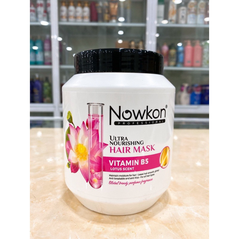 xả lạnh hấp dầu siêu dưỡng phục hồi tóc hư tổn Nowkon 500ml,1000ml hàng cty