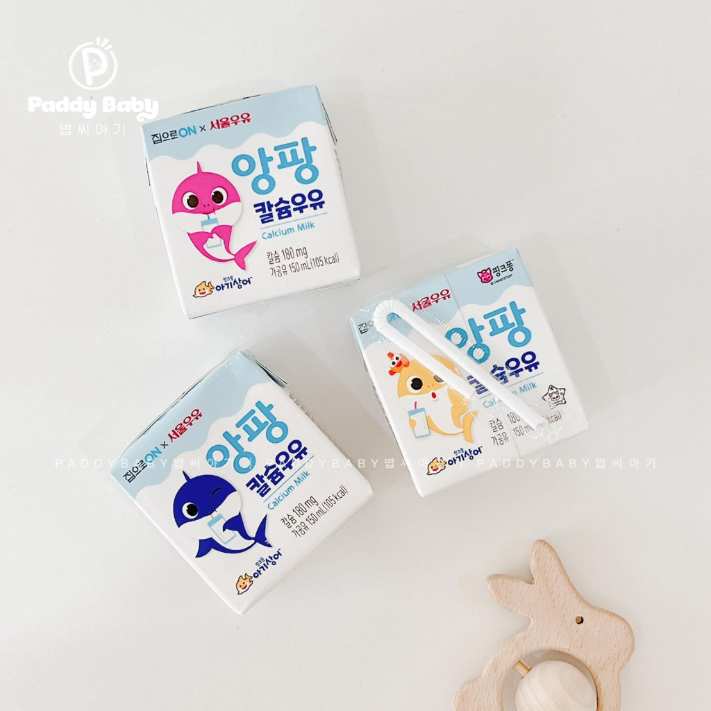 Sữa Seoul Milk x Home On Pinkfong Hàn Quốc cho bé