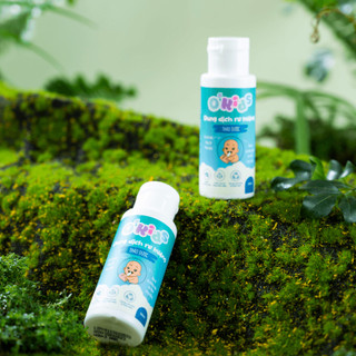 Dung dịch rơ miệng thảo dược cho bé O'KIDS làm sạch khoang miệng, an toàn lành tính 50ml