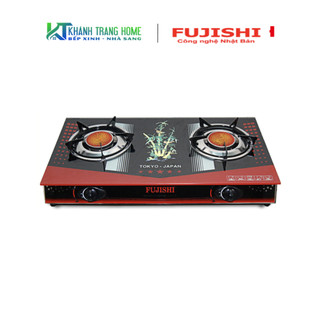 Bếp gas đôi hồng ngoại mặt kính fujishi fm-h790
