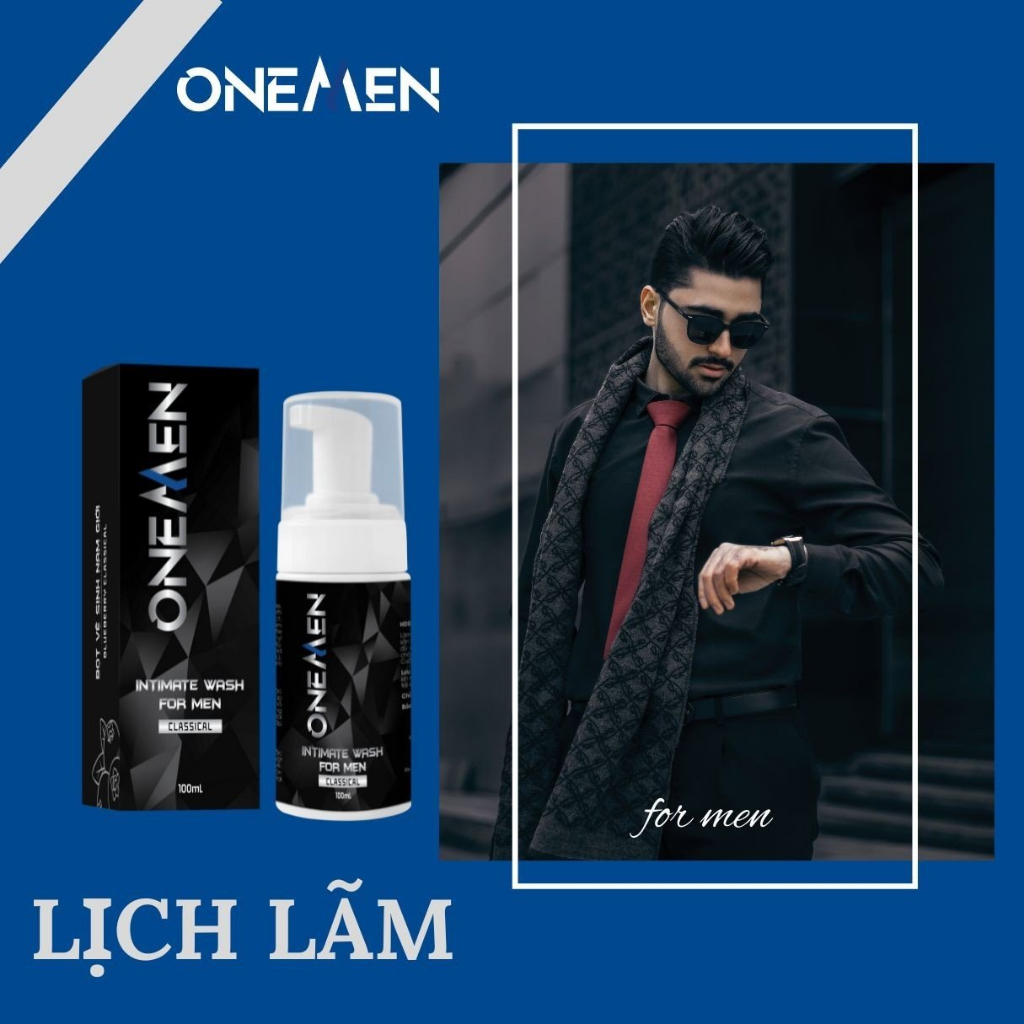 Bán Chạy: Bộ Đôi Bọt Vệ Sinh Nam OneMen TẶNG Nước Hoa Nam Perfume