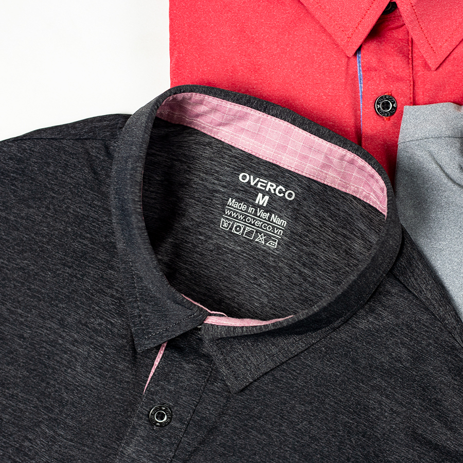 Áo Thun Nam Polo OVERCO Cao Cấp Thun Lạnh Chất Vải POLY Mềm Mịn Thoáng Mát