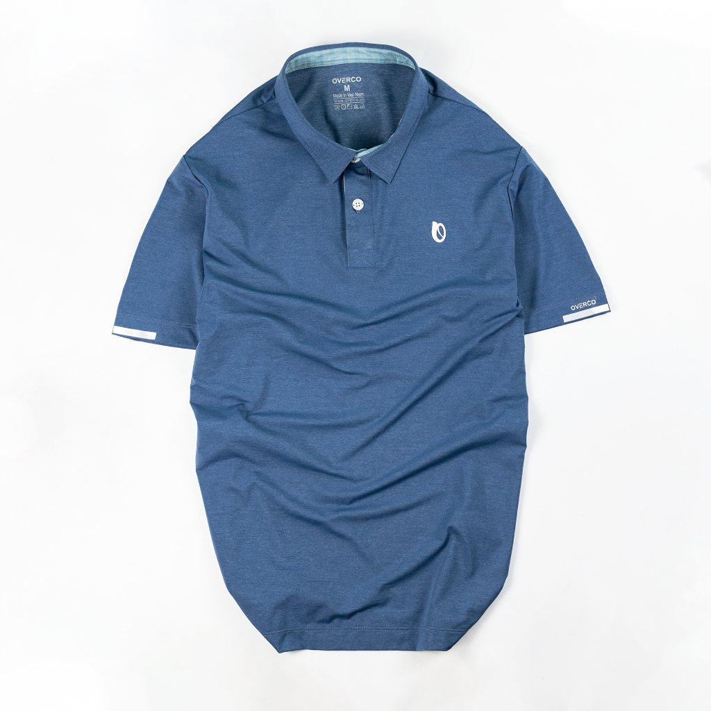 Áo Thun Nam Polo OVERCO Cao Cấp Thun Lạnh Chất Vải POLY Mềm Mịn Thoáng Mát