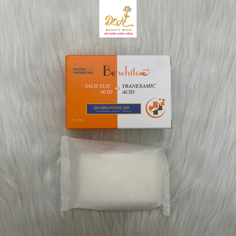 Xà phòng tắm trắng, ngừa mụn cho da trắng sáng mịn màng nhập khẩu chính hãng Be White 80g