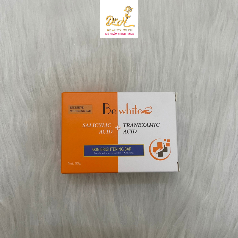 Xà phòng tắm trắng, ngừa mụn cho da trắng sáng mịn màng nhập khẩu chính hãng Be White 80g