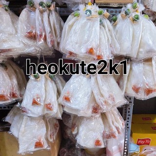 1 bịch bánh tráng phơi sương sate tỏi giòn
