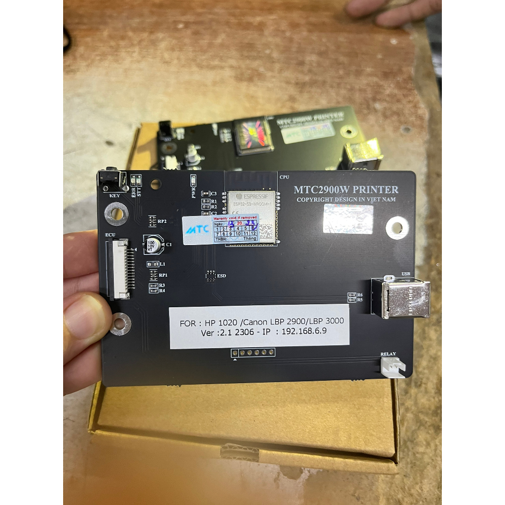 Formatter canon 2900 đời mới, in qua mạng wifi