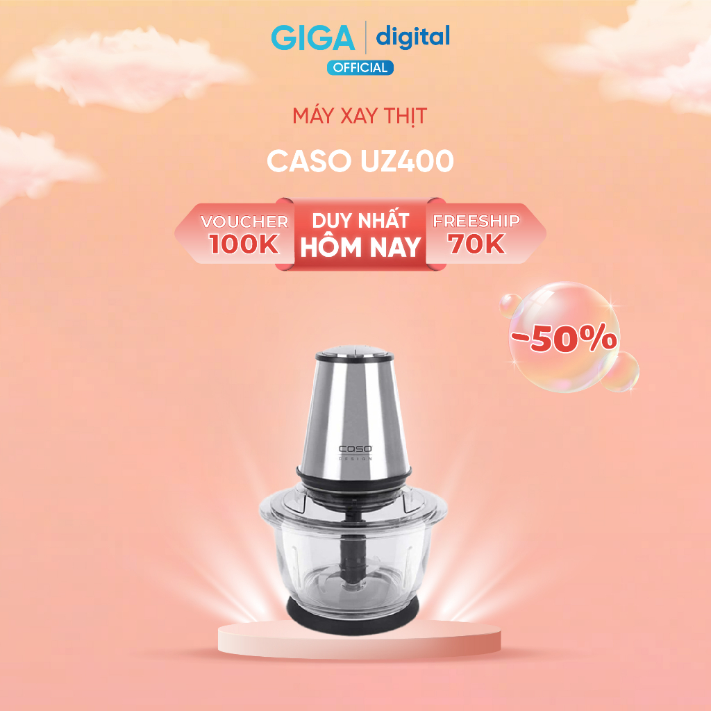 Máy xay thịt Caso UZ400 - Máy xay đa năng cao cấp - Nhập Khẩu Đức - Chính Hãng