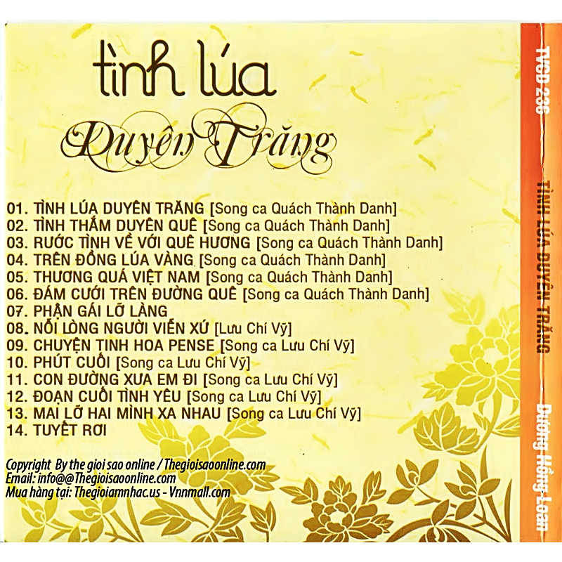 Nhạc trữ tình Dân Ca 114 Bài Hát MP3 Lossless
