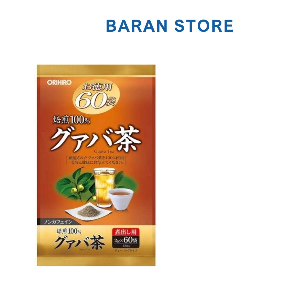 Trà lá ổi Orihiro 60 gói - Trà giảm cân Orihiro Guava Tea