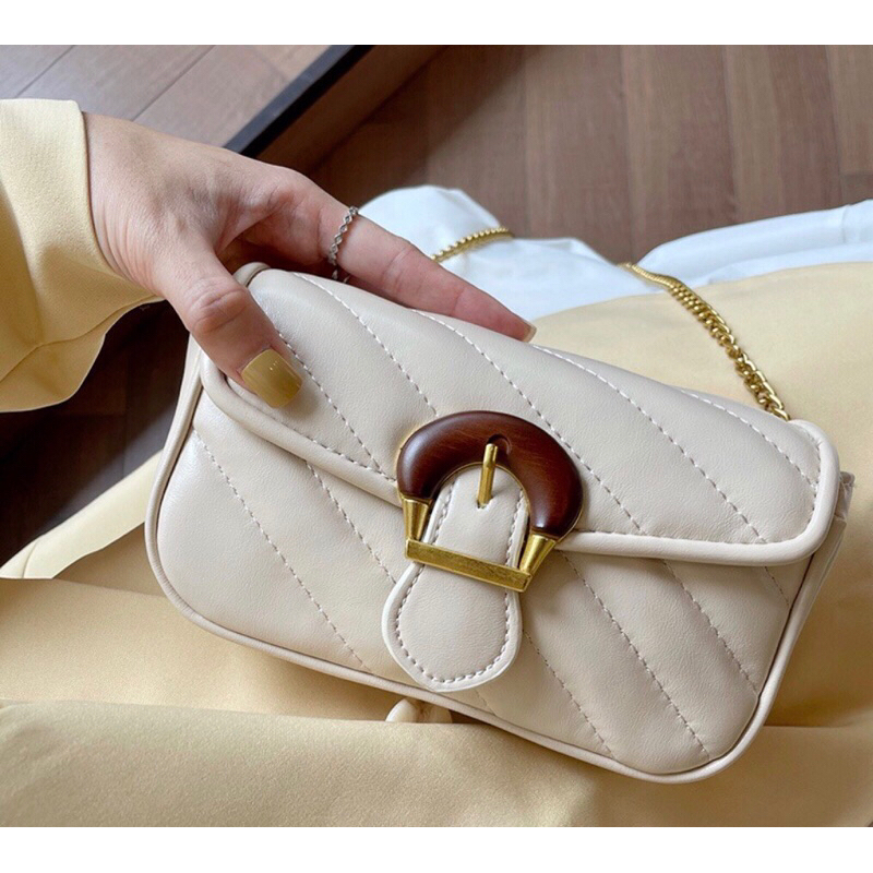 Túi xách trần new dây xích mới 2023(size 18)