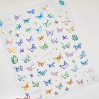 Sticker nail lụa dán móng tay các mẫu hot