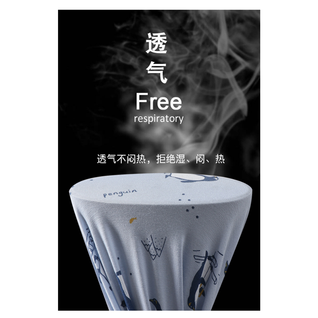 Bộ cộc tay bé trai cotton thun lạnh mùa hè mềm thoáng, mẫu chim cánh cụt MAMDADKIDS