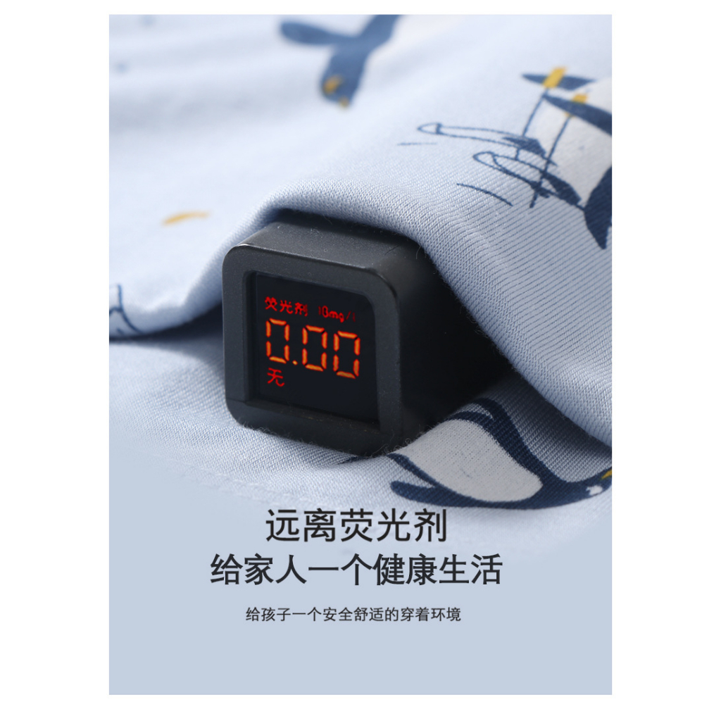 Bộ cộc tay bé trai cotton thun lạnh mùa hè mềm thoáng, mẫu chim cánh cụt MAMDADKIDS