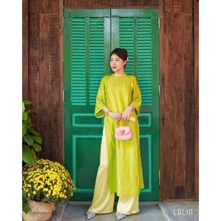 😍 Áo dài tơ óng 4 tà cao cấp.đẹp sang chảnh mềm mại đính kết nổi ảnh thất 100%