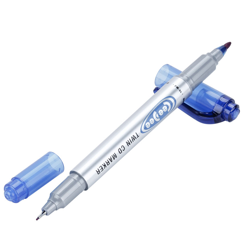 ✒️ Bút Lông Dầu 2 Đầu Thiên Long PM-04 màu xanh - đỏ - đen độ dính cao, lâu phai