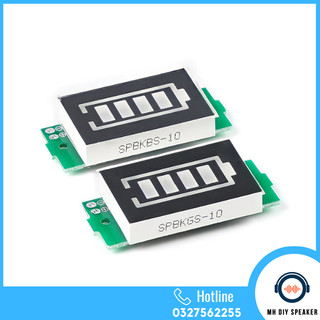 Mạch led báo pin, acquy đa năng 1s-8s. dùng đo pin 4.2v - 29.6v