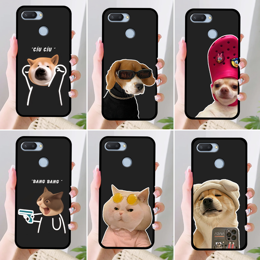 Ốp Xiaomi Redmi 6/ Mi A2 Lite IN HÌNH GẤU CHÓ MÈO BỰA NGỘ NGHĨNH DỄ THƯƠNG