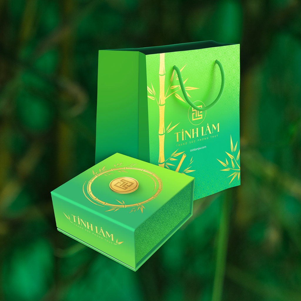 TINH LÂM Vòng Tay Phong Thủy Đá Mã Não Lake Superior 8 Li - Lu Thống Lá Tre